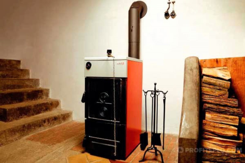 Установка котла на твердом топливе в частном доме