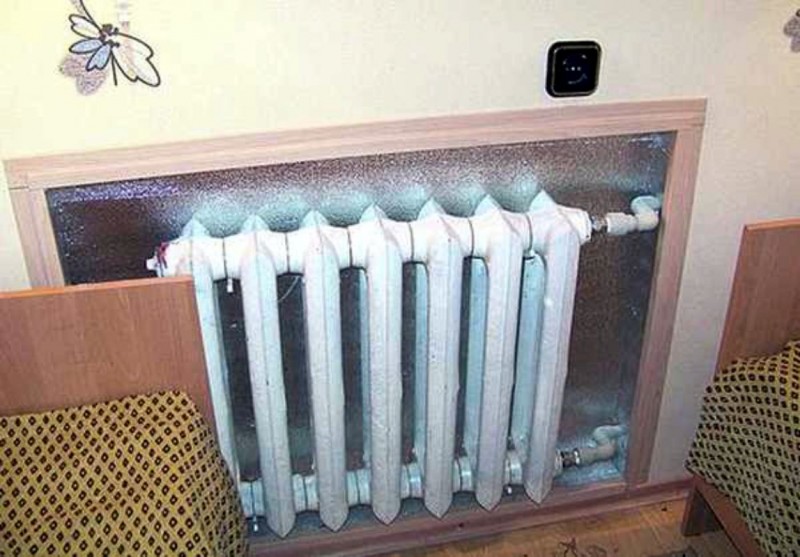 Для повышения тепловой мощности закрепите на стене фольгу