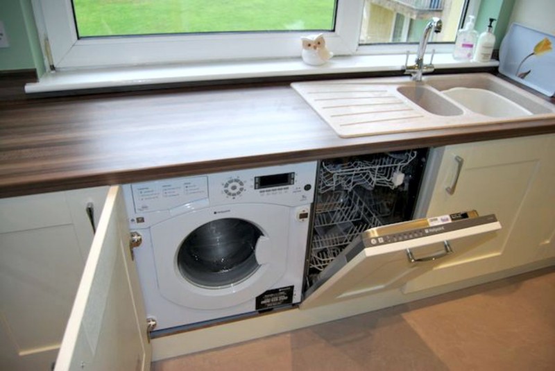 Монтаж стиральной и посудомоечной машин