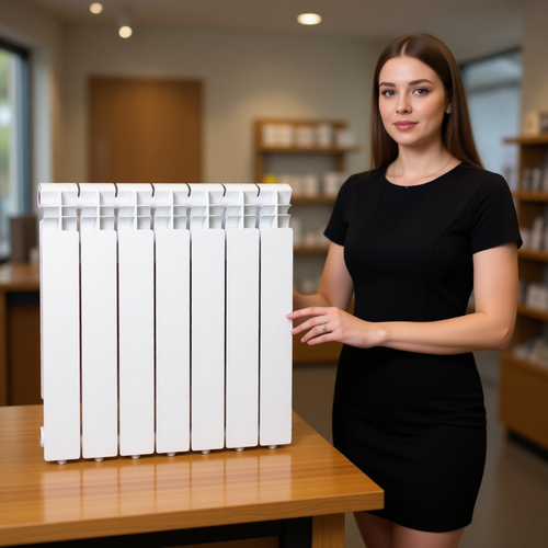 Представляем вашему вниманию алюминиевый литой радиатор Oasis Pro 500/96 – символ современного подхода к созданию комфортной атмосферы в доме.